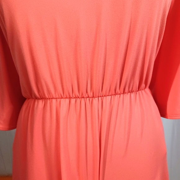 Ella Samani, Pull-Over Romper, Size: 3X" Coral Orangish Color - Picture 8 of 11